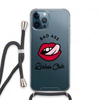 Badass Babes Club: iPhone 13 Pro Max Transparant Hoesje met koord