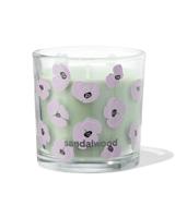 HEMA Geurkaars in glas ⌀10x10cm sandalwood (groen)
