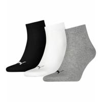 Sportsokken Puma QUARTER PLAIN 3P 701230337 882 Grijs 3 paar - Maat: 35-38