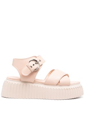 AGL sandales Aurora à plateforme - Rose