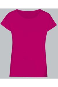 TRIGEMA Slim Fit T-Shirt ronde hals rood, Effen