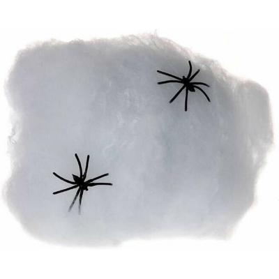 Decoratie spinnenweb zakje van 20 gram - Halloween/Horror feestartikelen/versieringen