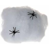 Decoratie spinnenweb zakje van 20 gram - Halloween/Horror feestartikelen/versieringen