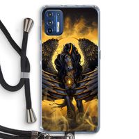 Pegasus: Motorola Moto G9 Plus Transparant Hoesje met koord