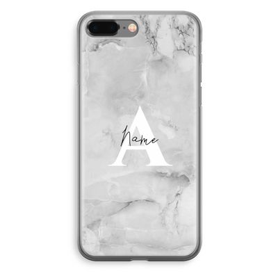 Ivory Marble: iPhone 8 Plus Transparant Hoesje
