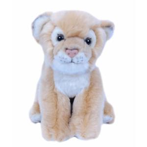 Pia soft toys pluche leeuwin/welpje knuffel - beige - 20 cm - dieren