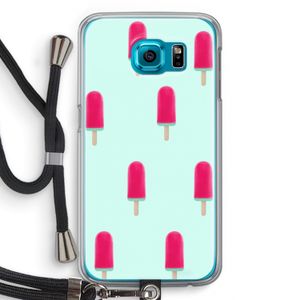 Waterijsje: Samsung Galaxy S6 Transparant Hoesje met koord