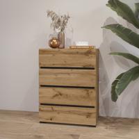 Home365 Ladekast Crotone - 4 lades - Wotan Eiken