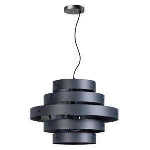 Hanglamp Blagoon antraciet 5 rings