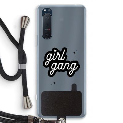 Girl Gang: Sony Xperia 5 II Transparant Hoesje met koord