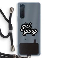 Girl Gang: Sony Xperia 5 II Transparant Hoesje met koord