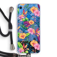 Tropisch 2: Huawei Y6s Transparant Hoesje met koord