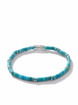 John Hardy bracelet Classique Chain en argent sterling serti de turquoise