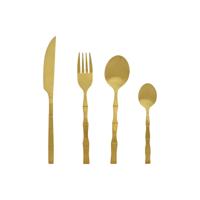 Bestek Home ESPRIT Gouden Roestvrij staal 15 x 7 x 24 cm 16 Onderdelen