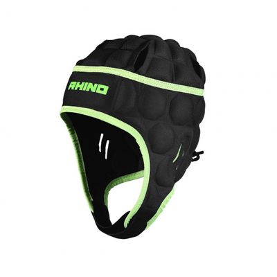 Rhino hoofdbeschermer Senator Jr polyester zwart/groen
