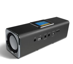 Technaxx MusicMan MA Display Soundstation Mini-luidspreker AUX, FM radio, SD, Draagbaar, USB Zwart