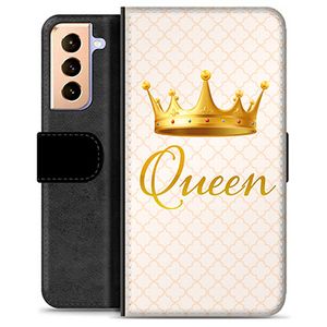 Samsung Galaxy S21+ 5G Premium Portemonnee Hoesje - Queen