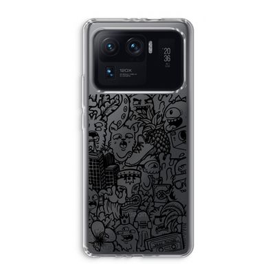Vexx Black Mixtape: Xiaomi Mi 11 Ultra Transparant Hoesje