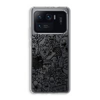 Vexx Black Mixtape: Xiaomi Mi 11 Ultra Transparant Hoesje