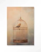 Bird Cage - Moderne Wanddecoratie | Artprint, Glass Art & Wandkleed