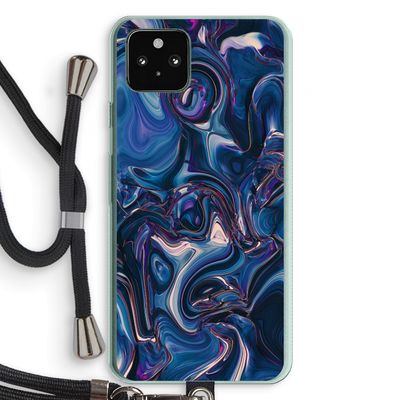 Mirrored Mirage: Pixel 5a 5G Transparant Hoesje met koord