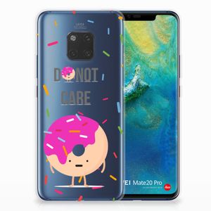 Huawei Mate 20 Pro Siliconen Case Donut Roze