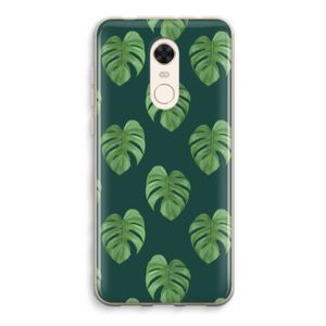 Monstera leaves: Xiaomi Redmi 5 Transparant Hoesje