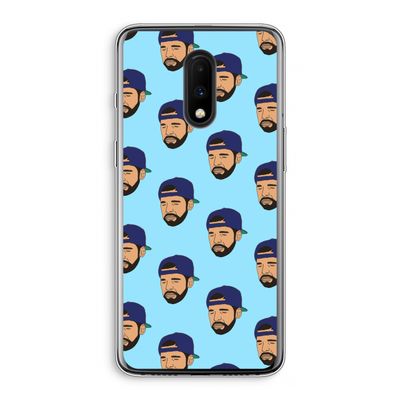 Drake Away: OnePlus 7 Transparant Hoesje