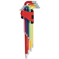 KS Tools 151.4760 TX Haakse schroevendraaierset T 10, T 15, T 20, T 25, T 27, T 30, T 40, T 45, T 50 9-delig