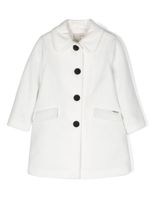 TWINSET Kids trench à simple boutonnage - Blanc