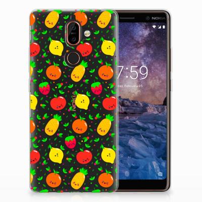 Nokia 7 Plus | Siliconen Case | Fruits
