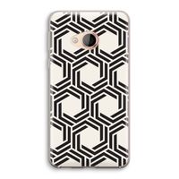Geometrisch patroon: HTC U Play Transparant Hoesje