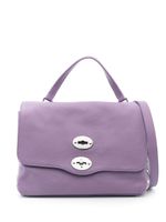 Zanellato sac à main Baby Postina en cuir - Violet