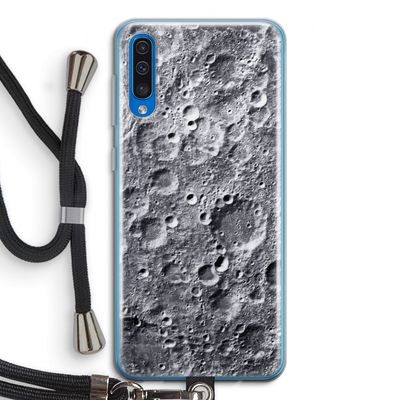 Maanlandschap: Samsung Galaxy A50 Transparant Hoesje met koord