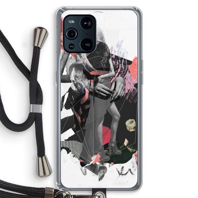 Dissimulation du réel: Oppo Find X3 Pro Transparant Hoesje met koord