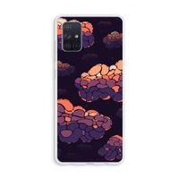 Patroon Wolken: Galaxy A71 Transparant Hoesje Patroon Wolken: Galaxy A71 Transparant Hoesje