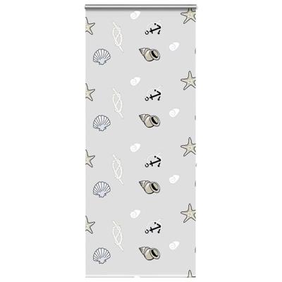 Doucherolgordijn met cassette 110x240 cm stofbreedte 106 cm