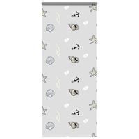 Doucherolgordijn met cassette 110x240 cm stofbreedte 106 cm