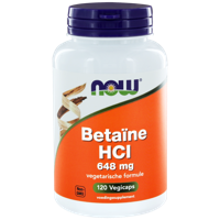 NOW Betaïne HCl 648 mg Capsules