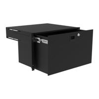 Penn Elcom R2295-6UK lichtgewicht racklade met slot 6 HE 385mm
