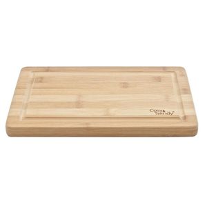 Snijplank bamboe hout rechthoek 29 cm