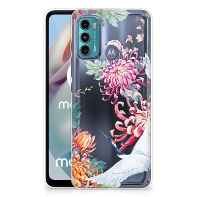 Motorola Moto G60 | TPU Hoesje | Bird Flowers