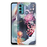 Motorola Moto G60 | TPU Hoesje | Bird Flowers