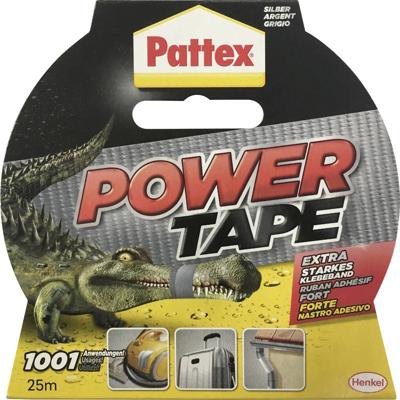 Pattex PT2DS Textieltape Pattex Power Tape Zilver (l x b) 25 m x 50 mm 1 stuk(s)