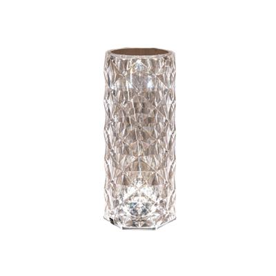Lamp kristal led dimbaar incl. usb kabel 21x9 cm warm wit - Annas collection