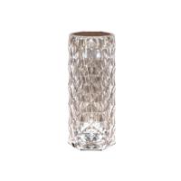 Lamp kristal led dimbaar incl. usb kabel 21x9 cm warm wit - Annas collection