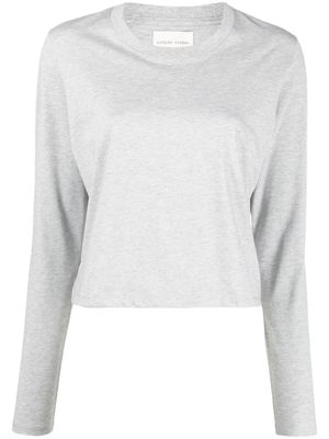 LouLou de Saison t-shirt en coton à manches longues - Gris