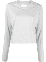 Loulou Studio t-shirt en coton à manches longues - Gris