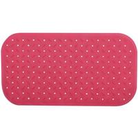 MSV Douche|bad anti-slip mat badkamer - rubber - fuchsia - 36 x 76 cm