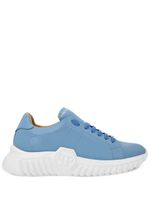 Philipp Plein baskets en cuir Runner Hexagon - Bleu - thumbnail